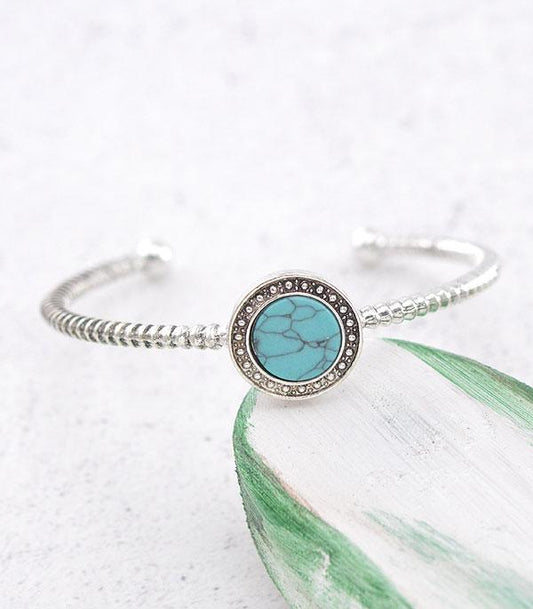 Silver Sage Bangle